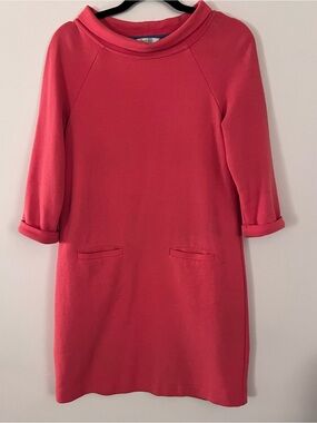 Boden Coral Midi Shift Dress